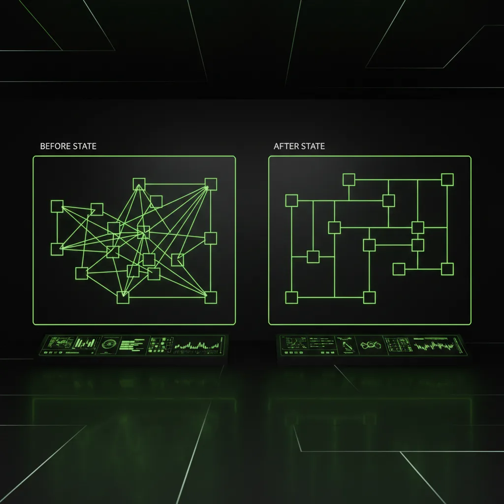 State Diff View MVP schematic visualization